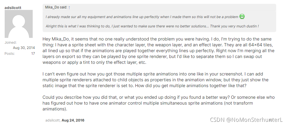 然而没人回复他,但我觉得市里面最有用的方法了