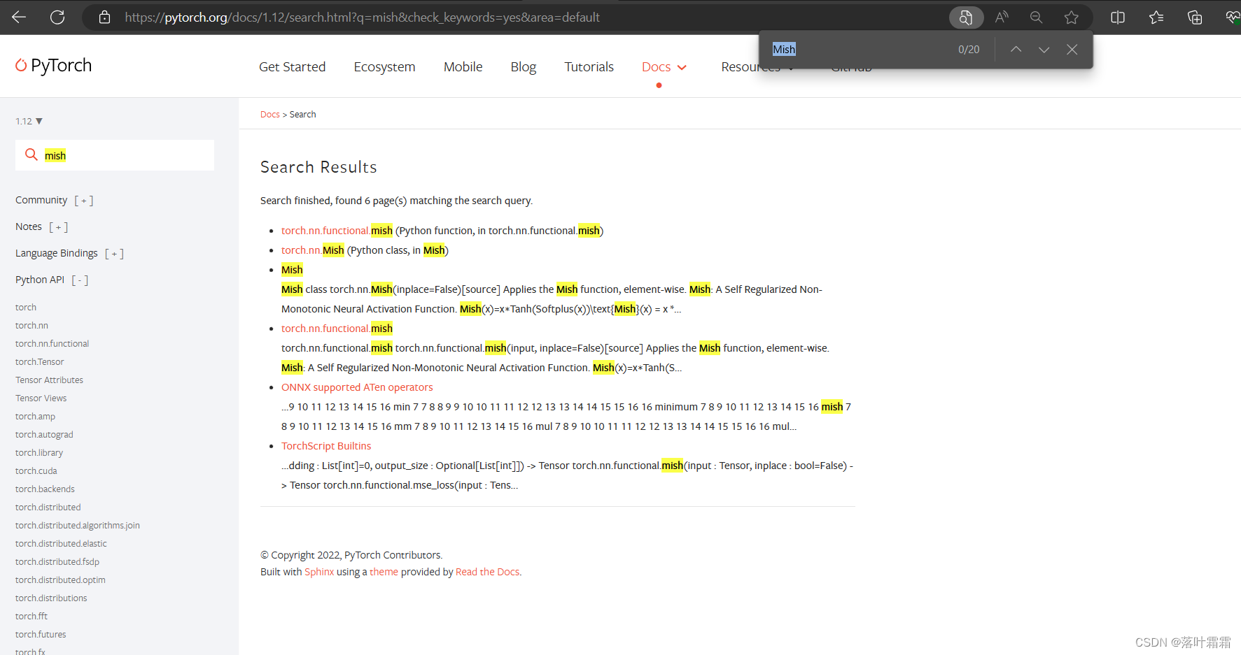 【yolo系列：运行报错AttributeError: module ‘torch.nn‘ has no attribute ‘Mish‘】