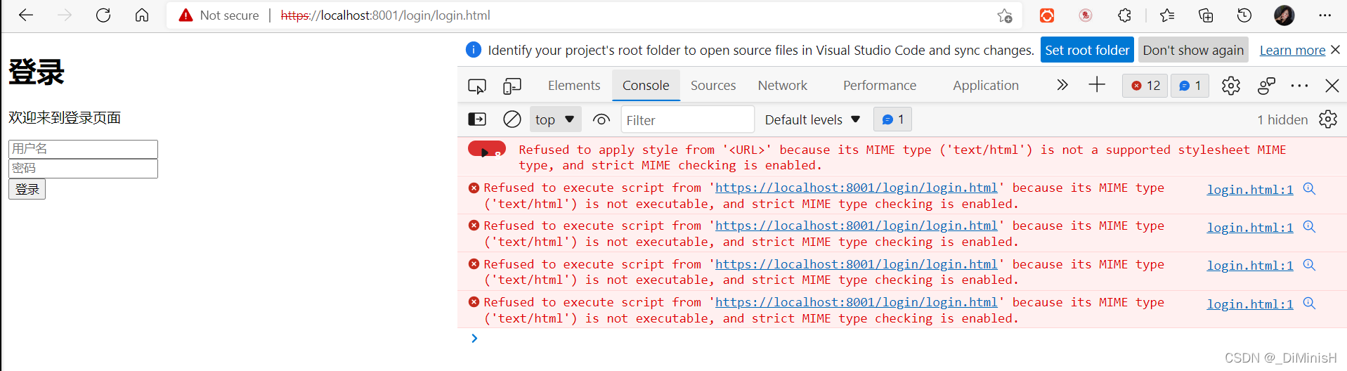 Spring Security 中 Refused to execute script from ‘https://localhost ...