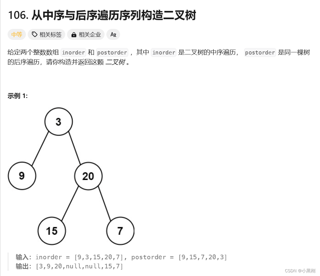 代码随想录第十六天（一刷C语言）|找树左下角的值路径总和从中序与后序遍历序列构造二叉树