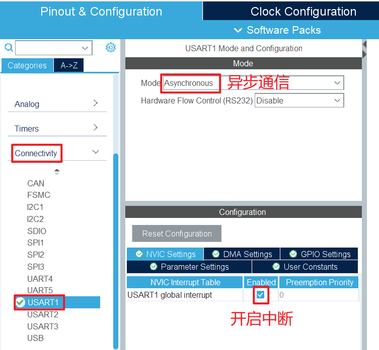 【stm32cubeide入门】（三）usart的配置及使用（dma） Stm32cubeide Gpdma1配置 Csdn博客