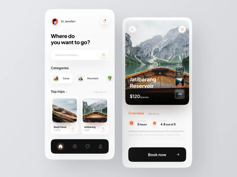 Travel App Concept by Risang Kuncoro