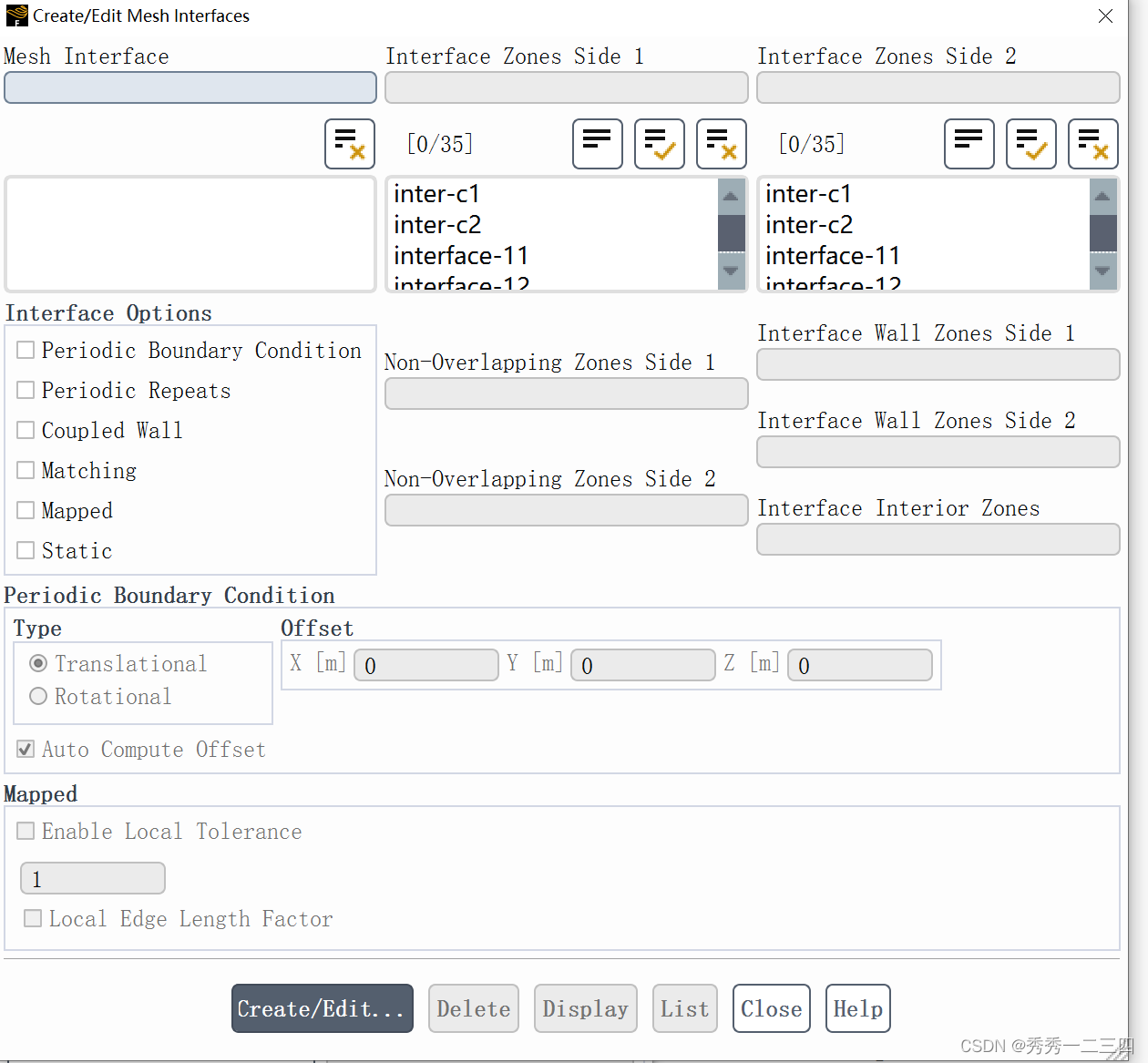 Ansys Fluent 2021R2 mesh Interfaces fluent CSDN 