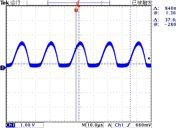 ▲ 图2.1.3 基础移相电路振荡波形
