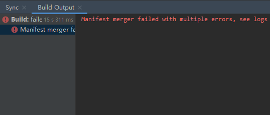 Android Studio 报错：Manifest merger failed with multiple errors, see  logs_Zsama666的博客-CSDN博客