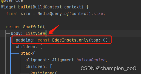 Flutter app 解决页面顶端存在一节灰色块以及去掉红色DEBUG标志_flutter 头部debug如何去掉-CSDN博客