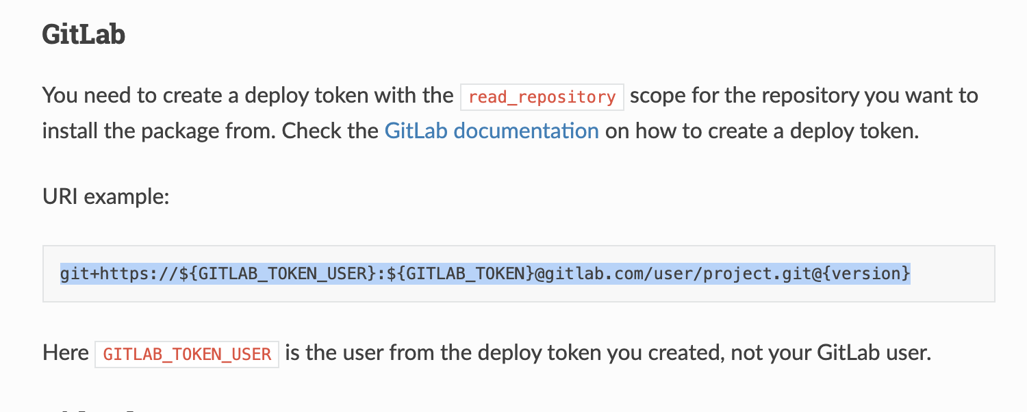 Pip Install access Token gitlab pip Install token youwen21