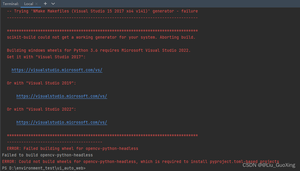  Could Not Build Wheels For opencv python headless Which Is 