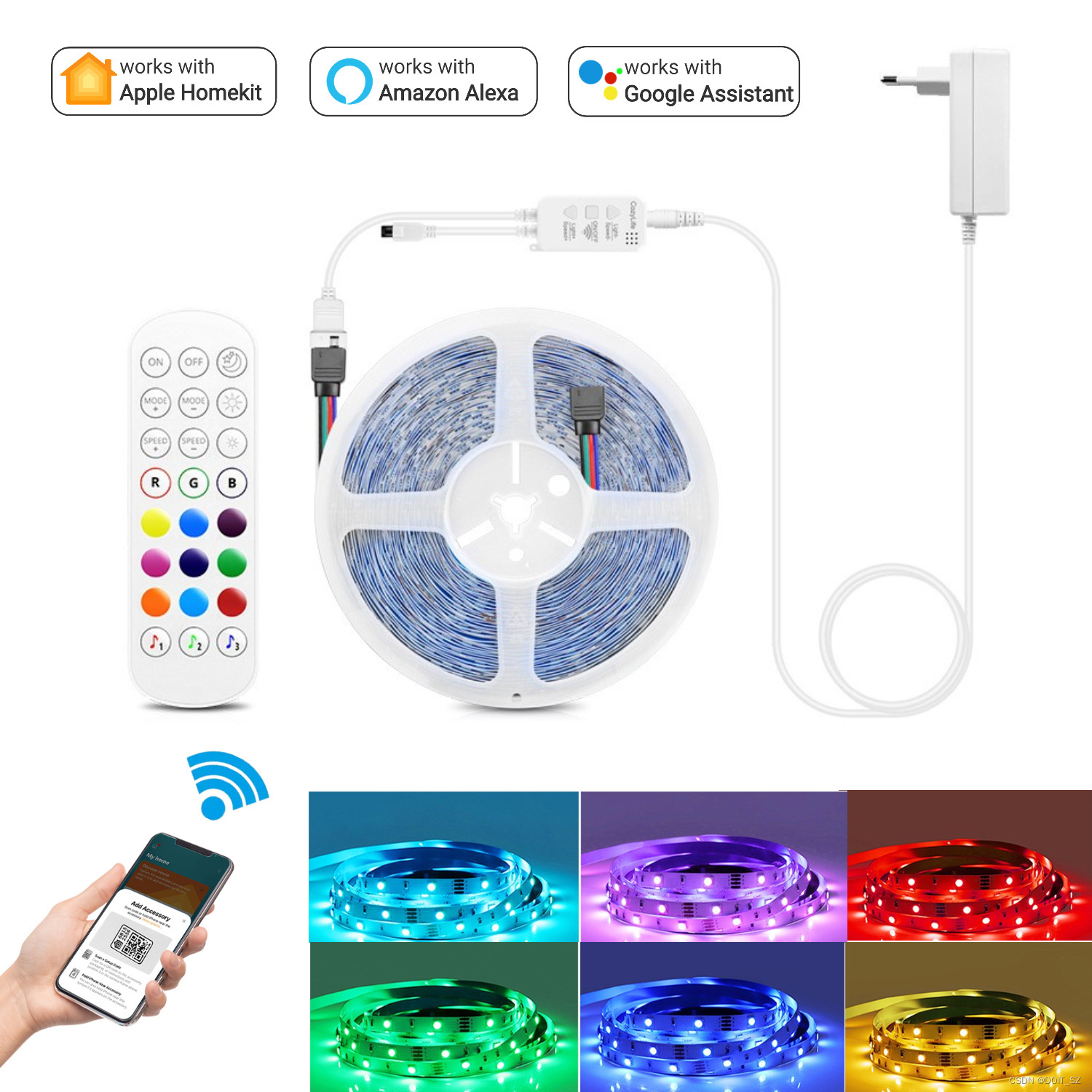 Homekit直连的灯带控制套装_diy homekit rgbw灯带-CSDN博客