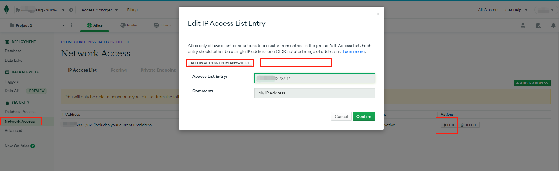 MongoServerSelectionError connection ＜monitor＞ to xxxx27017 closed