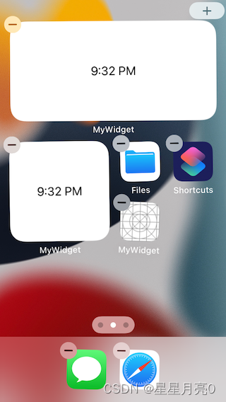 iOS 小组件 widget