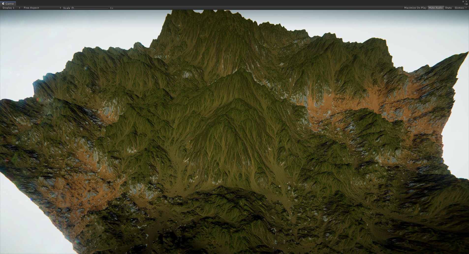 worldmachine地形unity效果展示