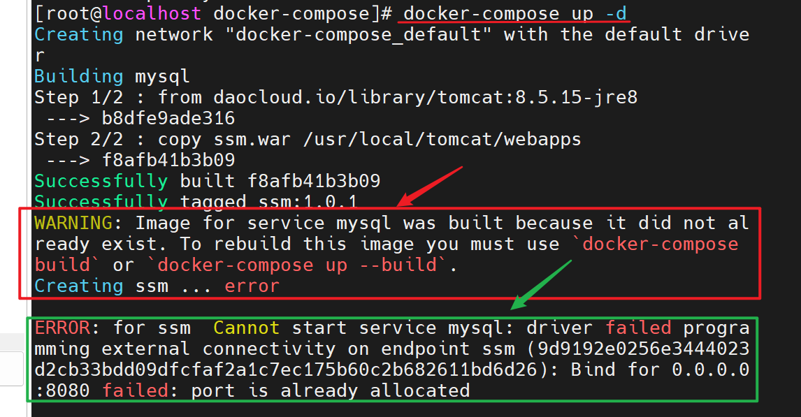 docker-compose配合Dockerfile使用