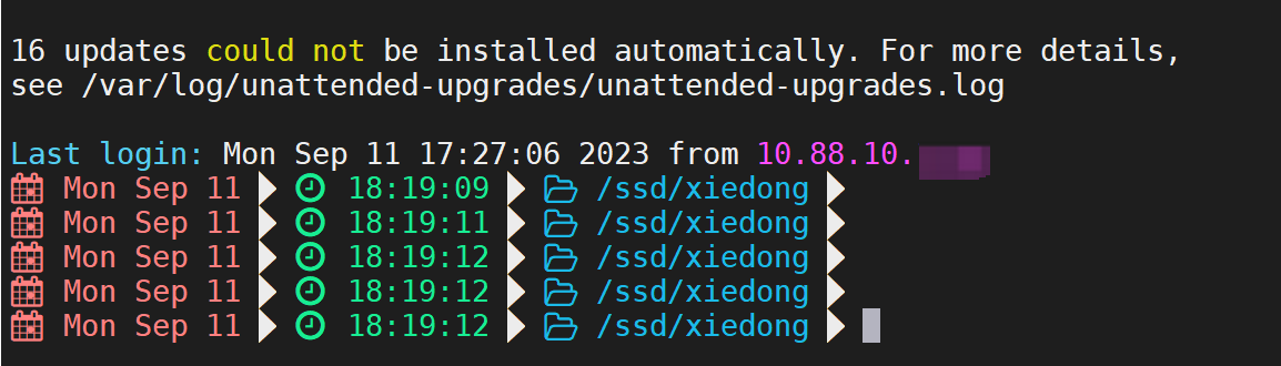 Linux 修改SSH的显示样式，修改终端shell显示的样式，美观更改