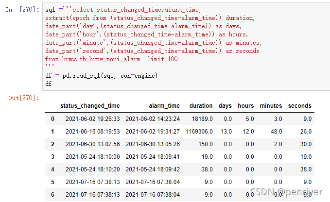 Postgresql 如何计算2个日期的秒数差值 Penriver的博客 Csdn博客 Sql计算时间差秒