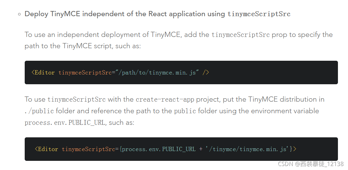 React版TinyMCE富文本初始化加载过慢的问题