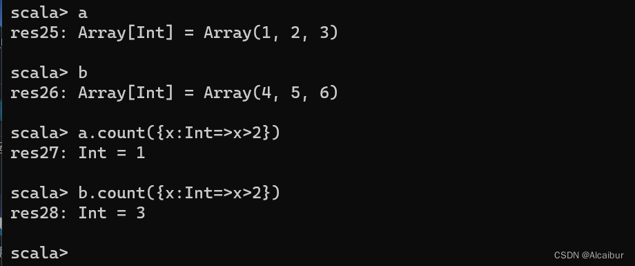 Scala中Array常用的方法（1）