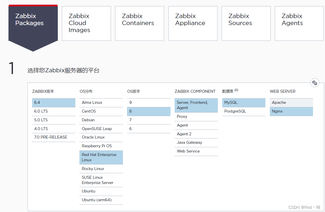 ZABBIX 6.4官方安装文档