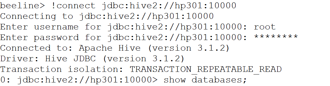 Hive3详细教程（四）beeline的使用