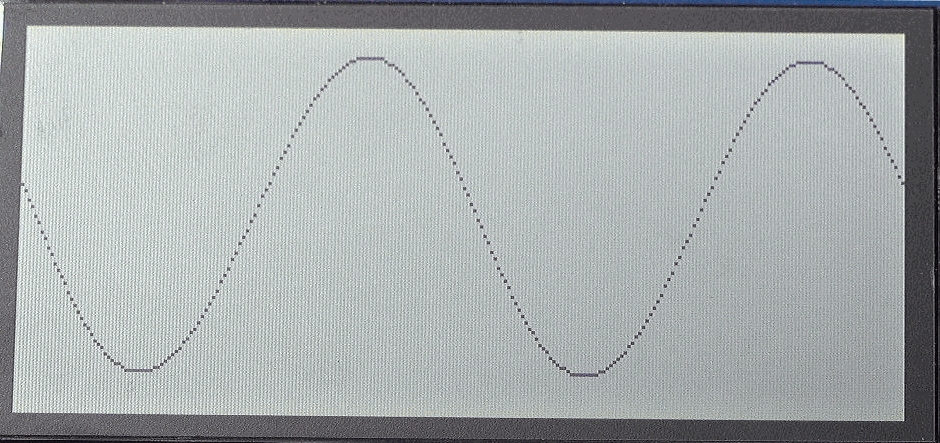 ▲ 图1.2.4 动态显示sin曲线的效果