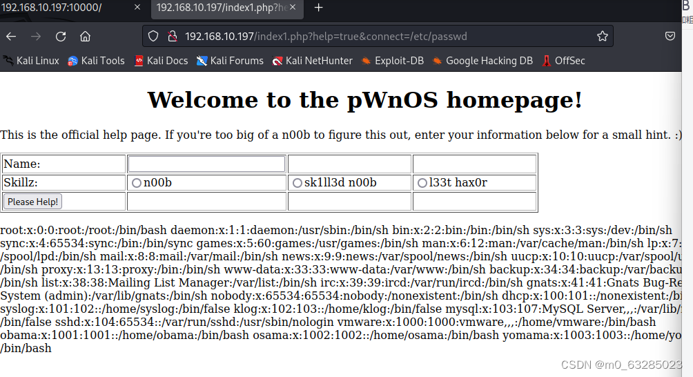 靶机精讲之PWOOS1.0