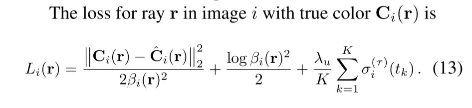 Nerf-Wild代码学习笔记Neural Radiance Fields for Unconstrained Photo Collections