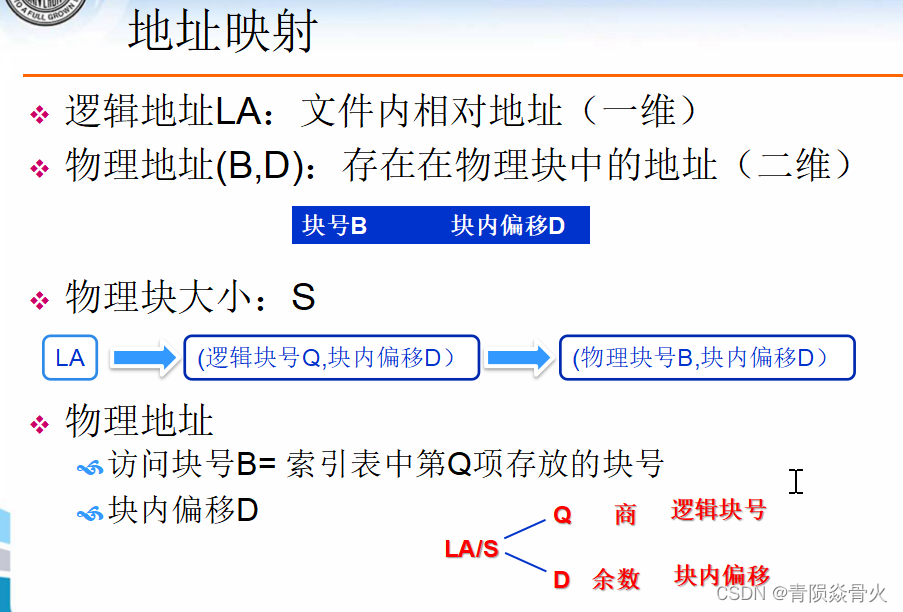 [外链图片转存失败,源站可能有防盗链机制,建议将图片保存下来直接上传(img-9PUqUGJX-1641540972514)(E:\文档和PPT\大三课程学习\操作系统\Pictures\第十一章\索引表地址映射.png)]