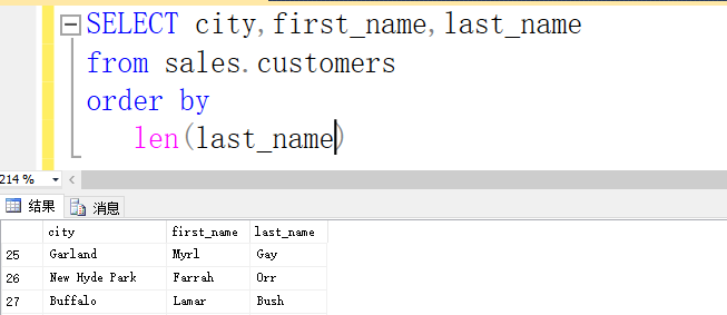 SQL Server的数据排序_sql按照两列排序-CSDN博客