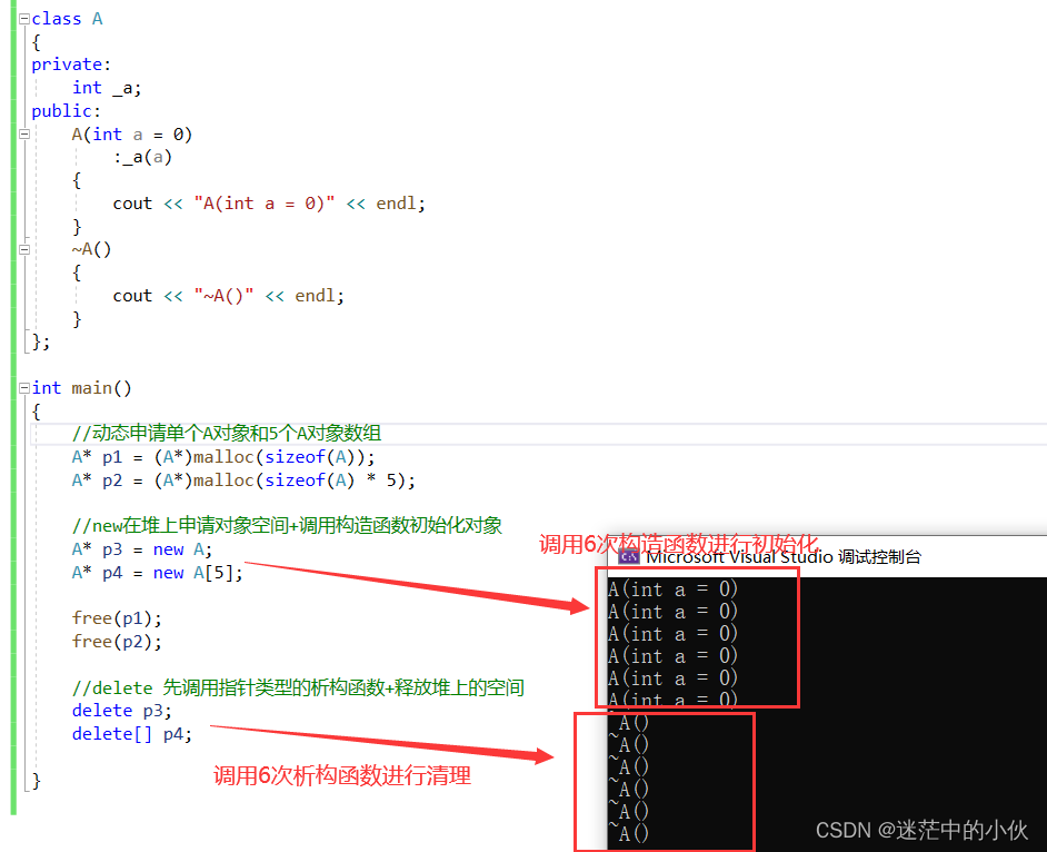 C/C++内存管理_c++ delete 如何调用析构函数-CSDN博客