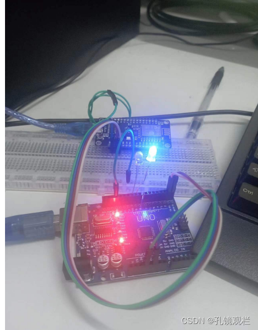 “esp8266mod模块连接机智云Arduino实现pwm调节led的亮度“+_+