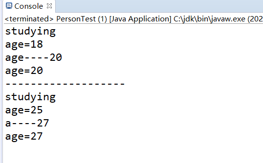 java基础：面向对象编程7-练习2：编写一个方法(method)