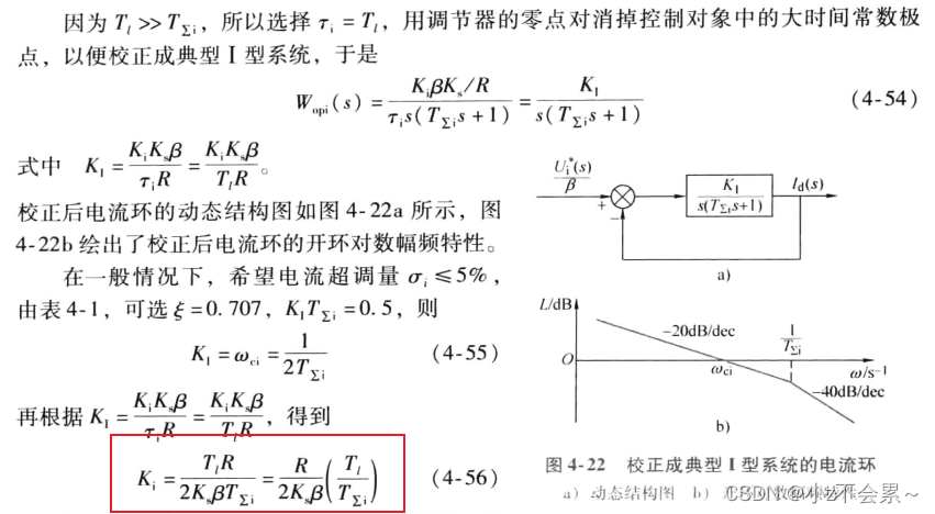 转速 电流双闭环直流调速系统调节器参数设计 小z不会累 的博客 Csdn博客