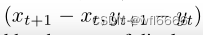 (xt+1−xt,yt+1−yt)