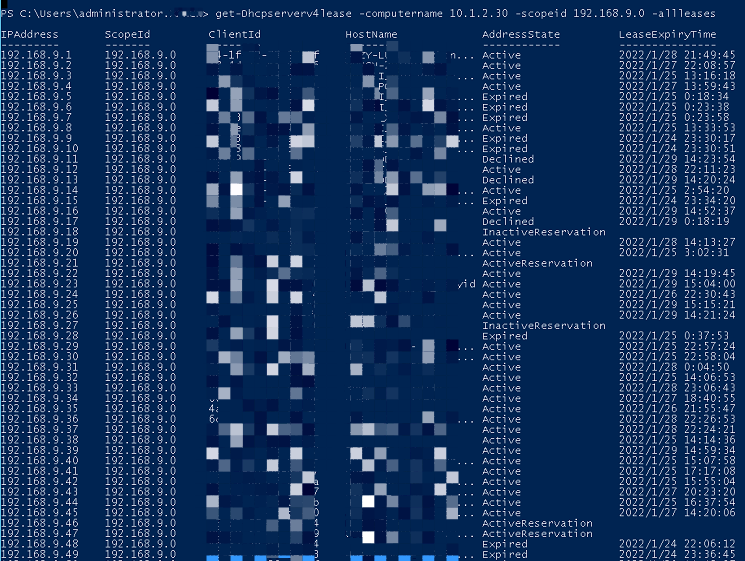 Windows Server2012 DHCP IP不能自动释放