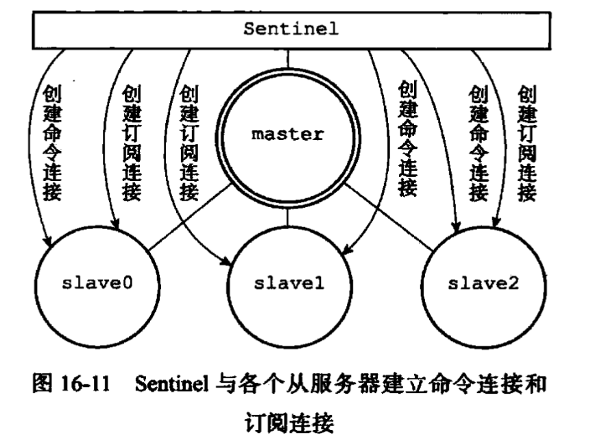 sentinel 与从服务器的连接