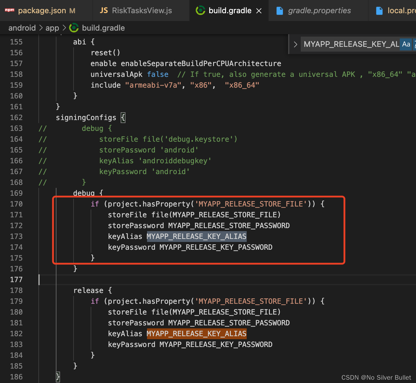 Keystore File Does Not Exist Android Debug.keystore ReactNative进阶（五十三）:Keystore file ‘..android.keystore‘ not found for