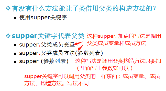 图片中的supper是错误的，应该是super