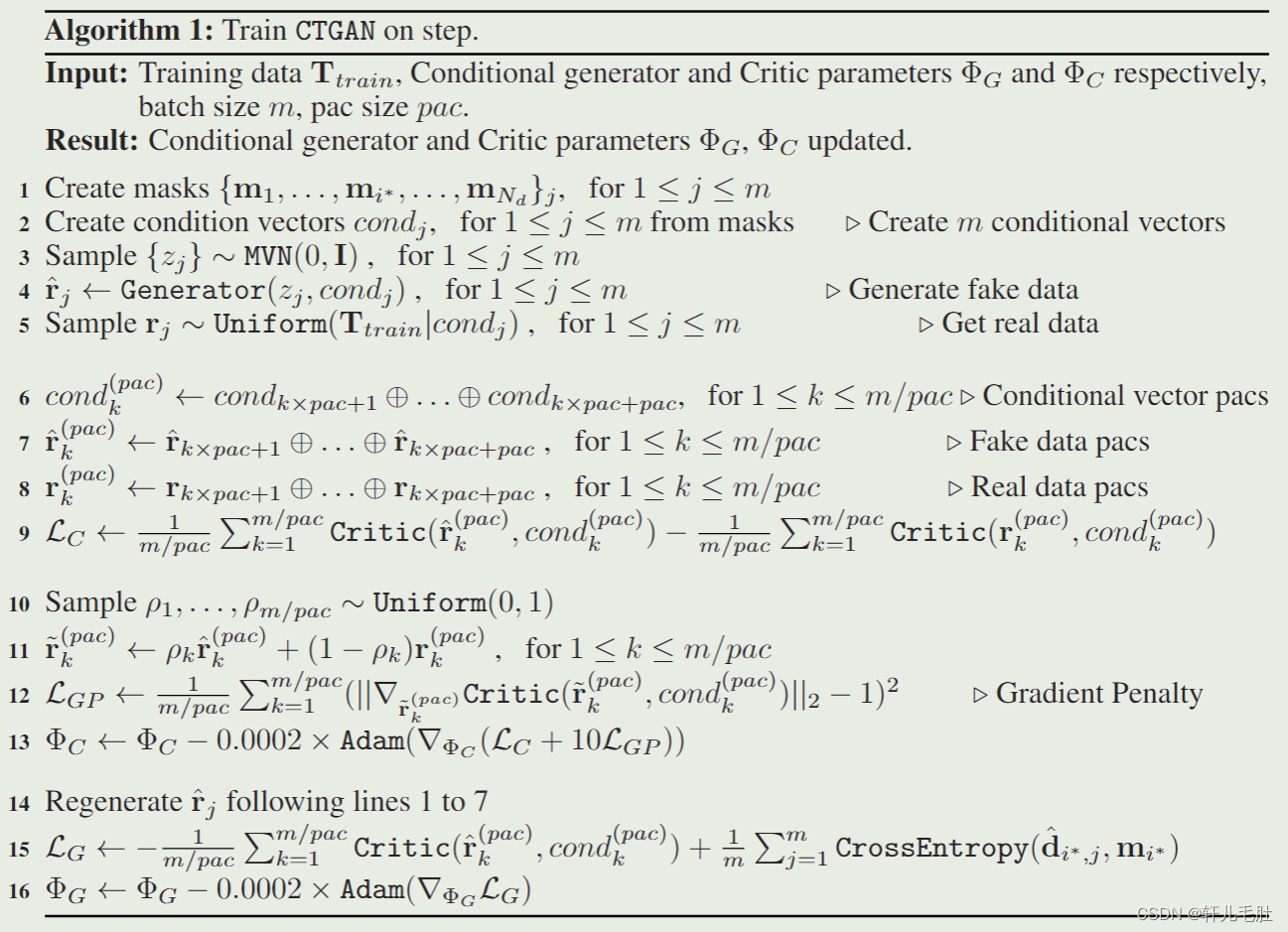 【论文阅读】(CTGAN)Modeling Tabular data using Conditional GAN