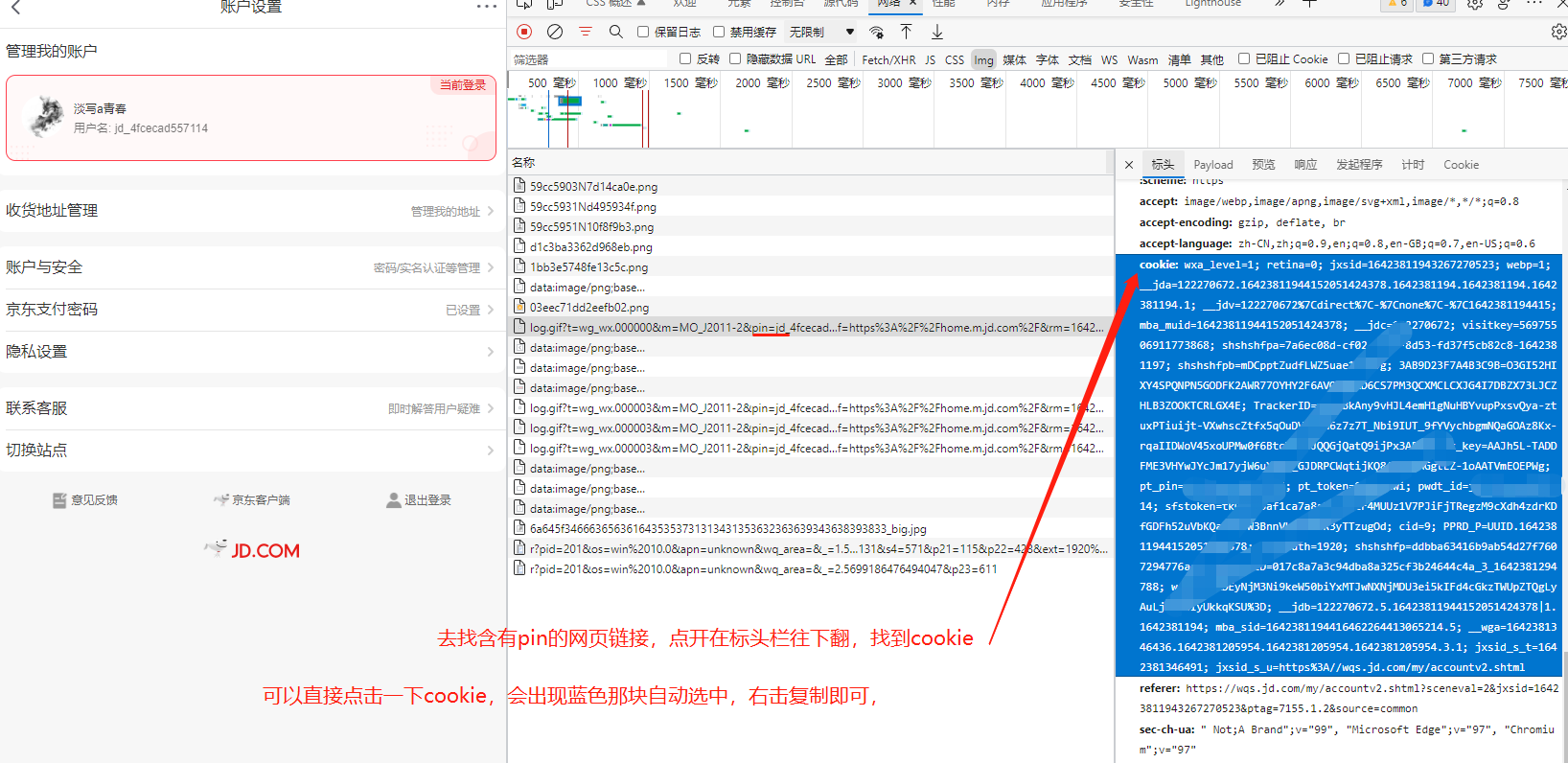 京东获取cookie教程 淡写青春的博客 Csdn博客 京东的cookie