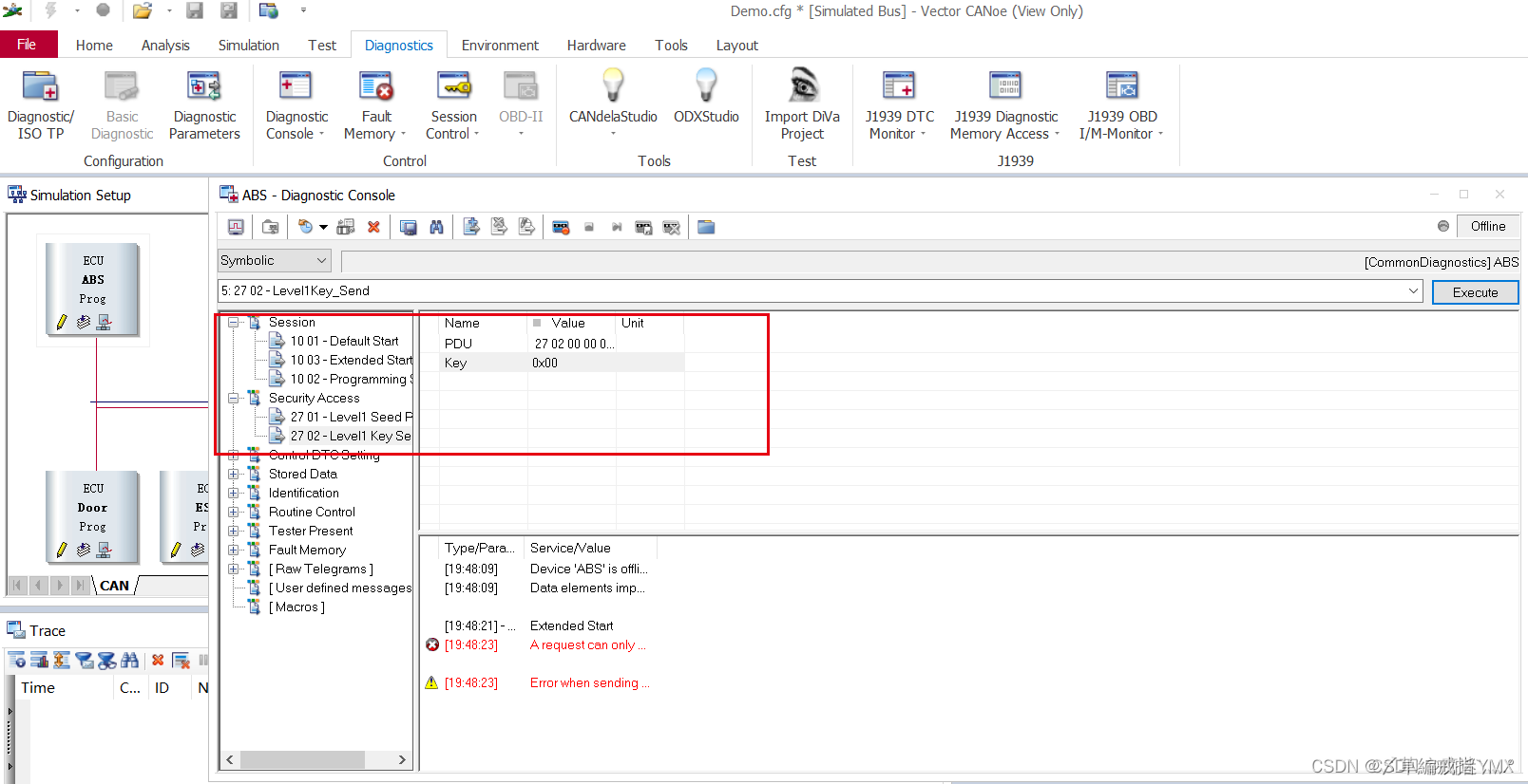 CANalyzer及CANOE使用四：调用DLL实现UDS_TP/NM(OSEK/Autosar)或安全算法解锁功能_canalyzer 9.0CSDN博客