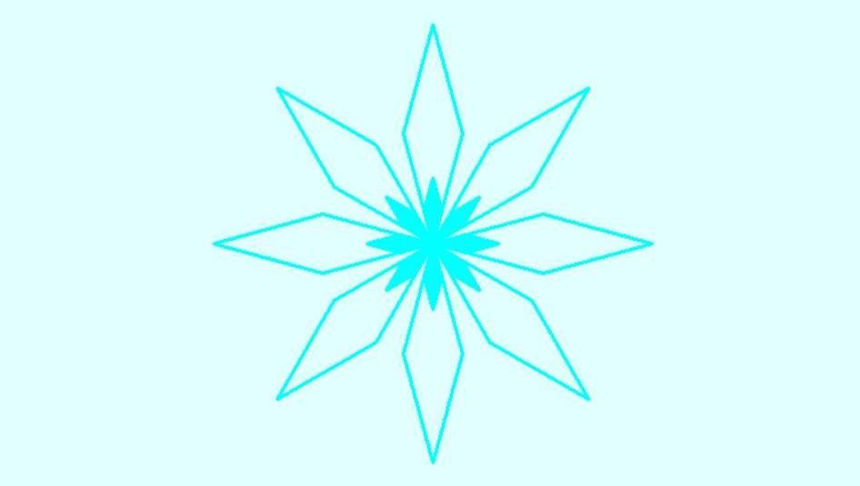 python画图代码大全画雪人,python绘制彩色雪绒花