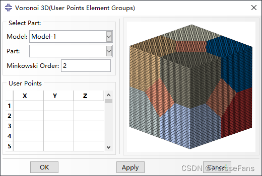 晶体塑性有限元 Abaqus 三维泰森多边形（voronoi模型）插件 V7.0的图10