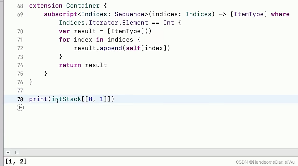 Swift Generic subscriptCSDN博客