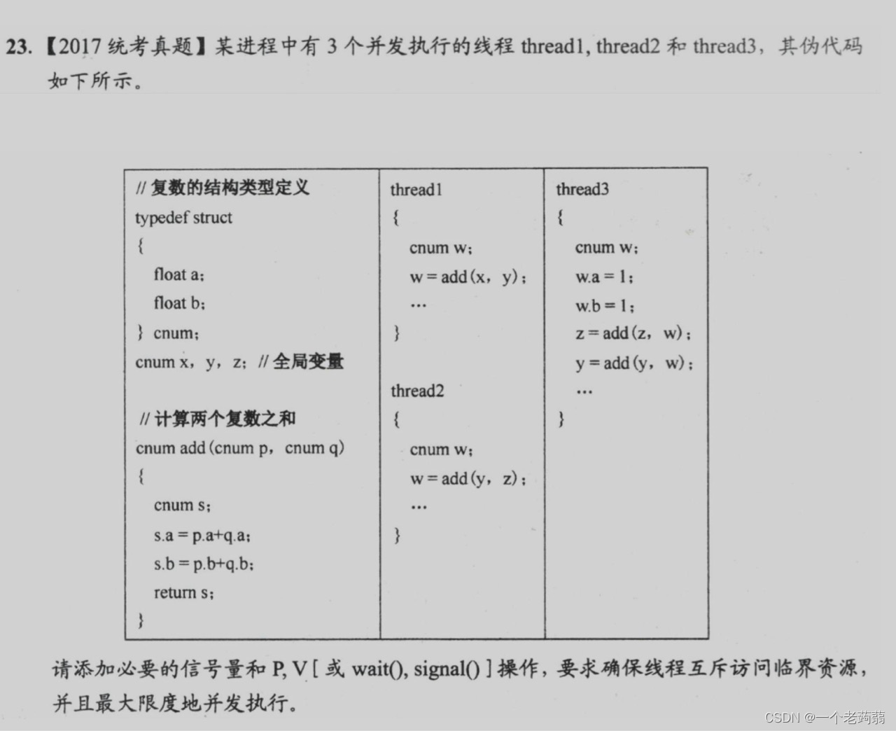 读者写者问题—内含408真题