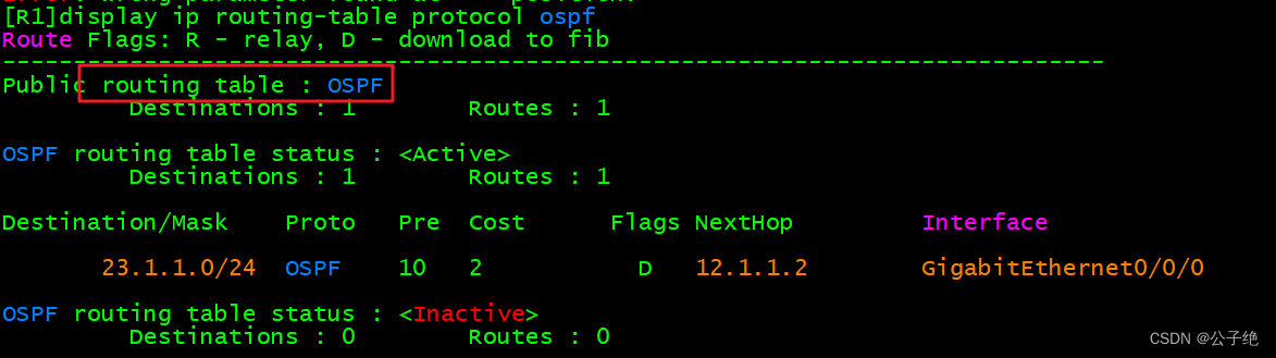 华为网络篇 单区域OSPF-32