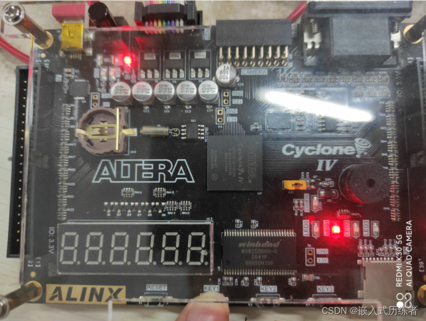 【FPGA从0开始系列】黑金EP4CE10F17C8开发板按键实验(二)