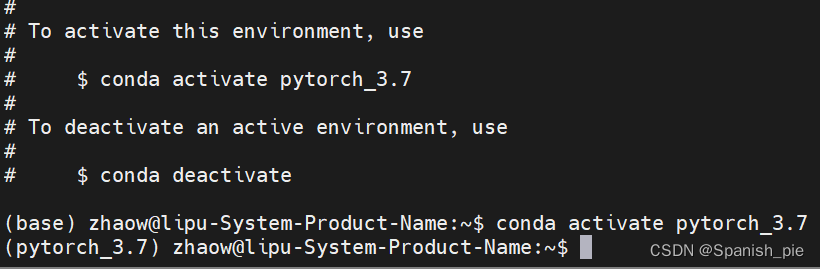 服务器Linux系统安装pytorch配置环境