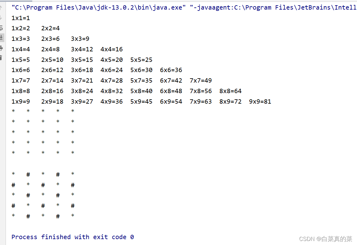 java嵌套for双重循环联系_java for 循环嵌套 要两两结果-CSDN博客