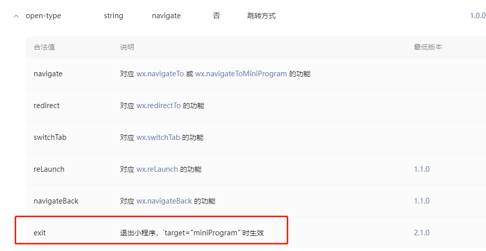 WeChat Mini Program-Click the button to exit the applet - Programmer Sought