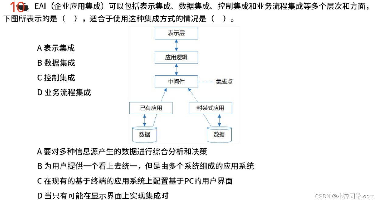 【软考系统架构设计师】2023年系统架构师冲刺模拟习题之《系统工程与信息系统基础》